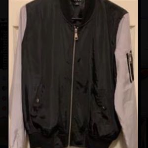 Two Toned Bomber Jacket